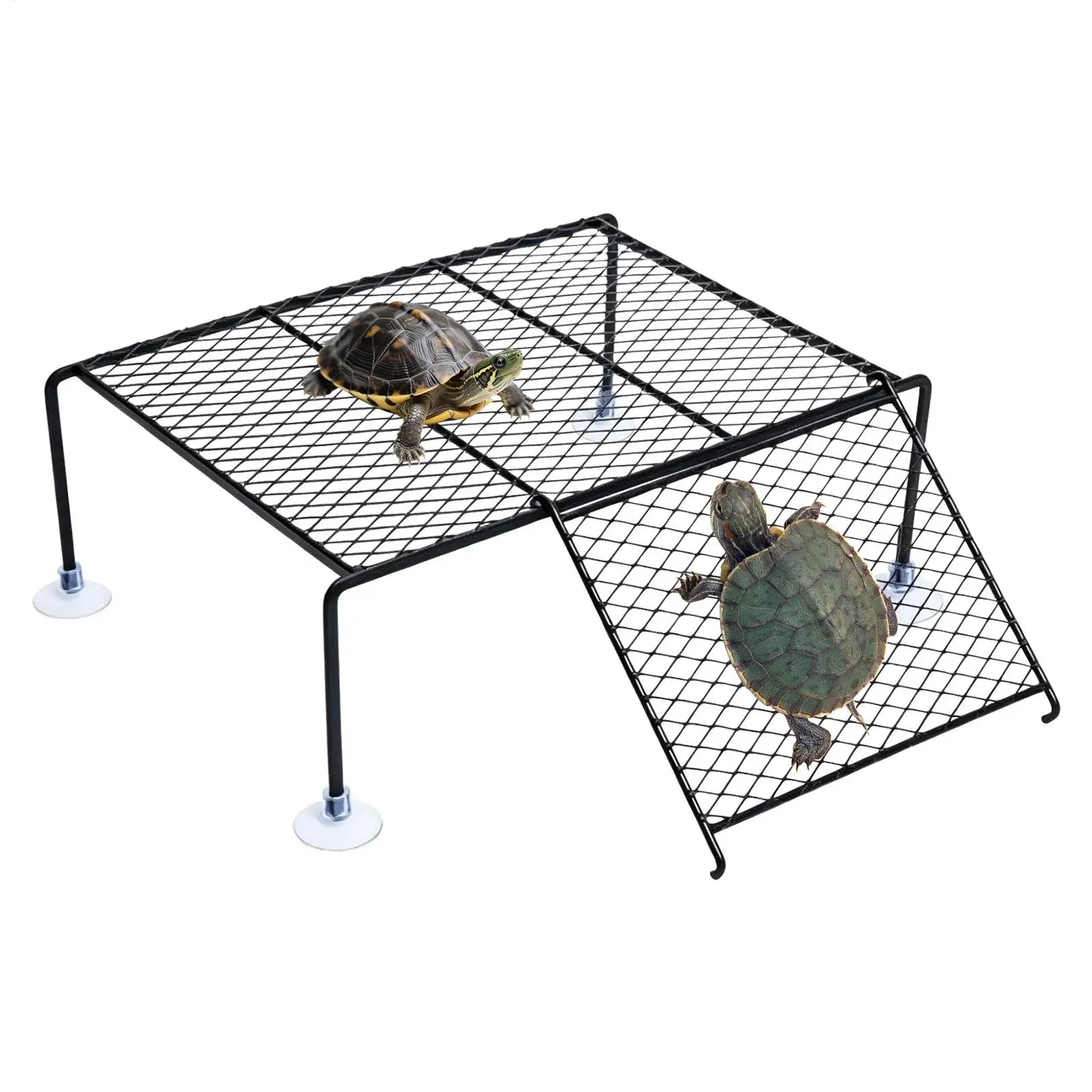 Suction Cup Turtle Basking Dock Rest Platforms Reptile Basking Area For Tortoise Terrapin Salamander Crab Aquarium Habitat Decor Peaceful Pleasures Health and Wellness