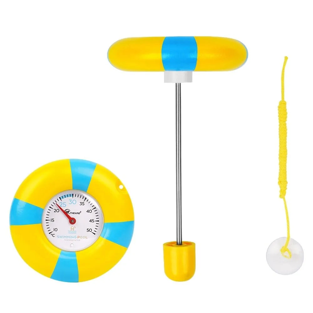 Floating Pool Thermometer – Waterproof Mechanical Water Gauge