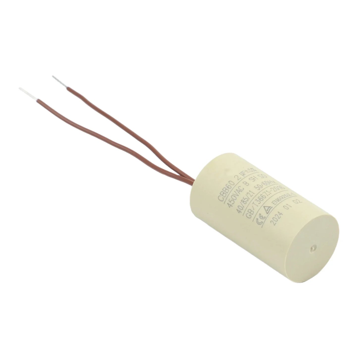 CBB60 2uF Motor Run Capacitor – Pumps, Compressors & HVAC
