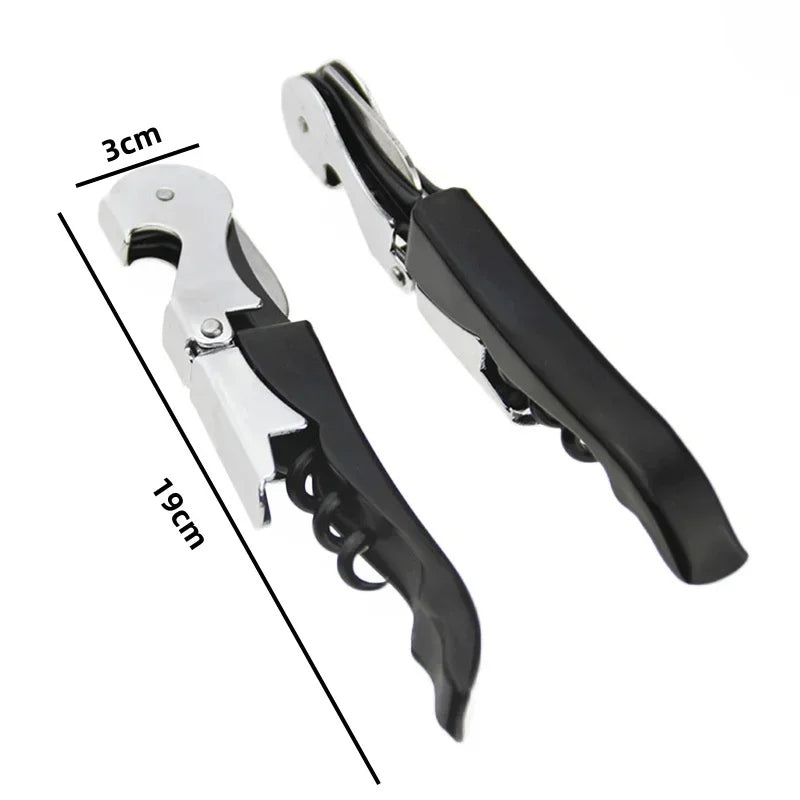 Wine Bottle Opener Stainless Steel Decanter Wine Corks Screw Corkscrew Kitchen Bar Multifunction Accessories Tool Corkscrew Sets Peaceful Pleasures Health and Wellness