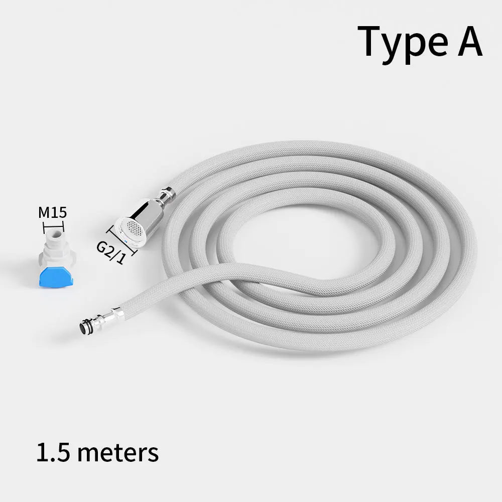 1.5m Pull-Out Kitchen Faucet Hose | 360° Nylon Braided