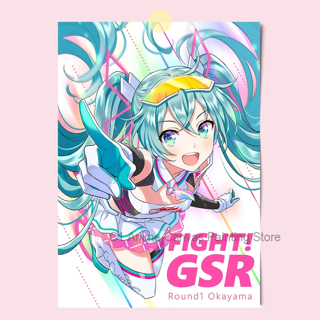 Hatsune Miku Anime Poster MIKU Magazine Bedroom Dormitory Studio Decorative Painting Photography Wallpaper DIY Gift Peaceful Pleasures Health and Wellness