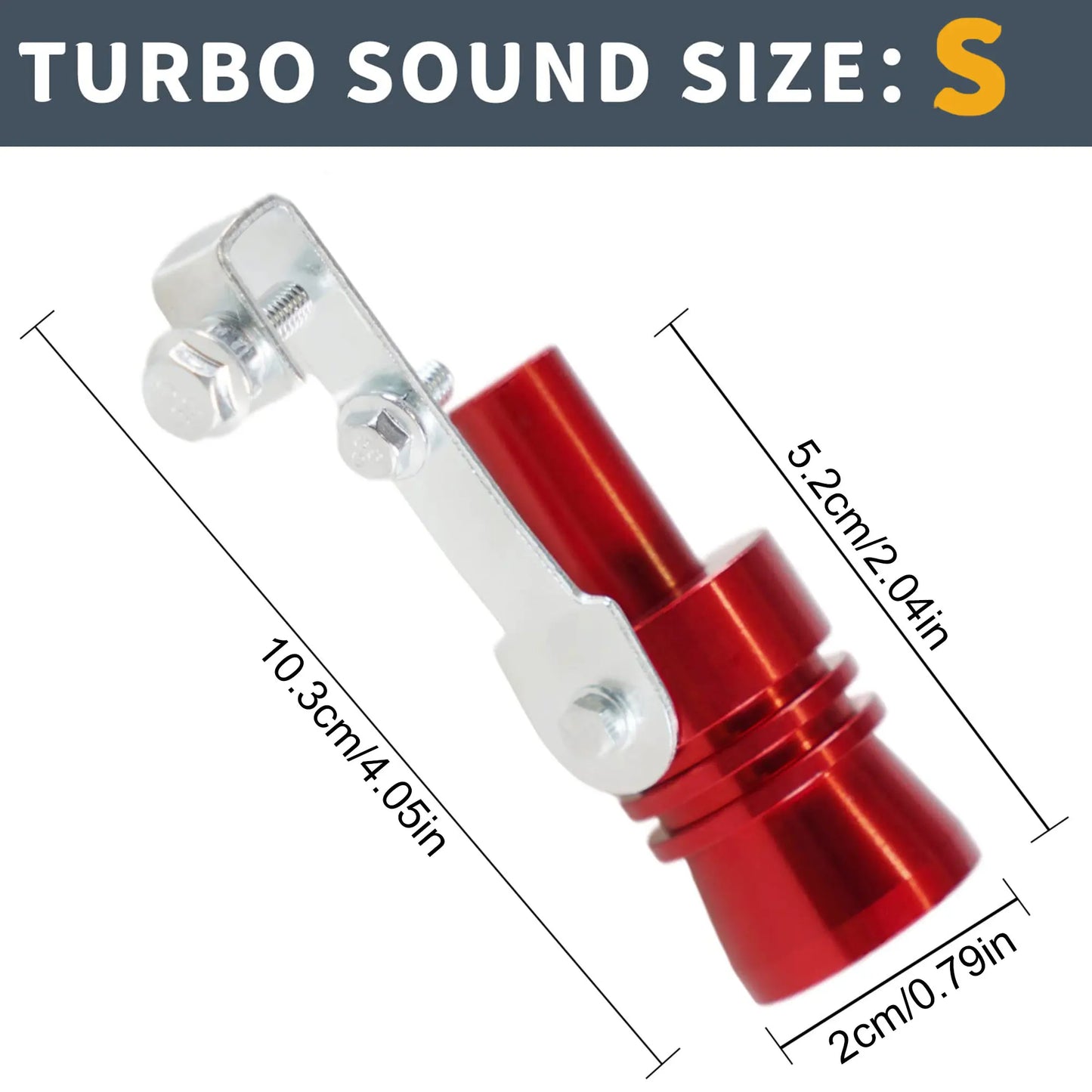 Motorcycle,Truck,Car Turbo Sound Universal Aluminum Car Turbo Whistle Muffler Pipe Whistle Car Roar Maker 4 Sizes Peaceful Pleasures Health and Wellness S red 1 PCS Muffler