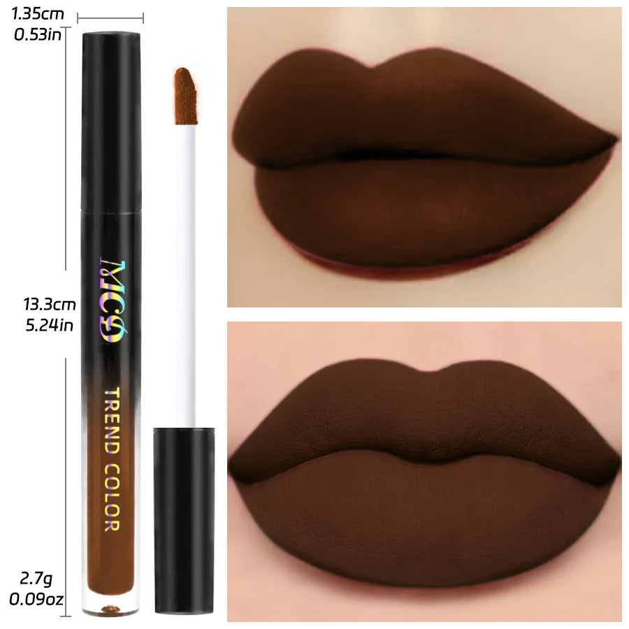 Matte Waterproof Liquid Lipstick – Velvet Long-Lasting Lip Gloss