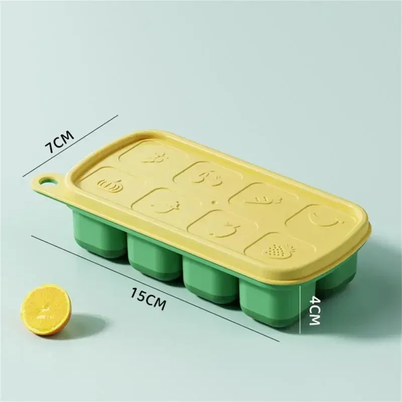 Silicone Ice Cube Molds, Food Grade Ice Trays for Home Kitchen, Reusable Freezer Ice Maker Mold for Cocktail Beverage, Baby Ice Peaceful Pleasures Health and Wellness 03