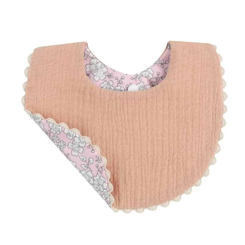 Cotton Baby Drool Bibs & Burp Cloth | Soft Absorbent Infant Bib