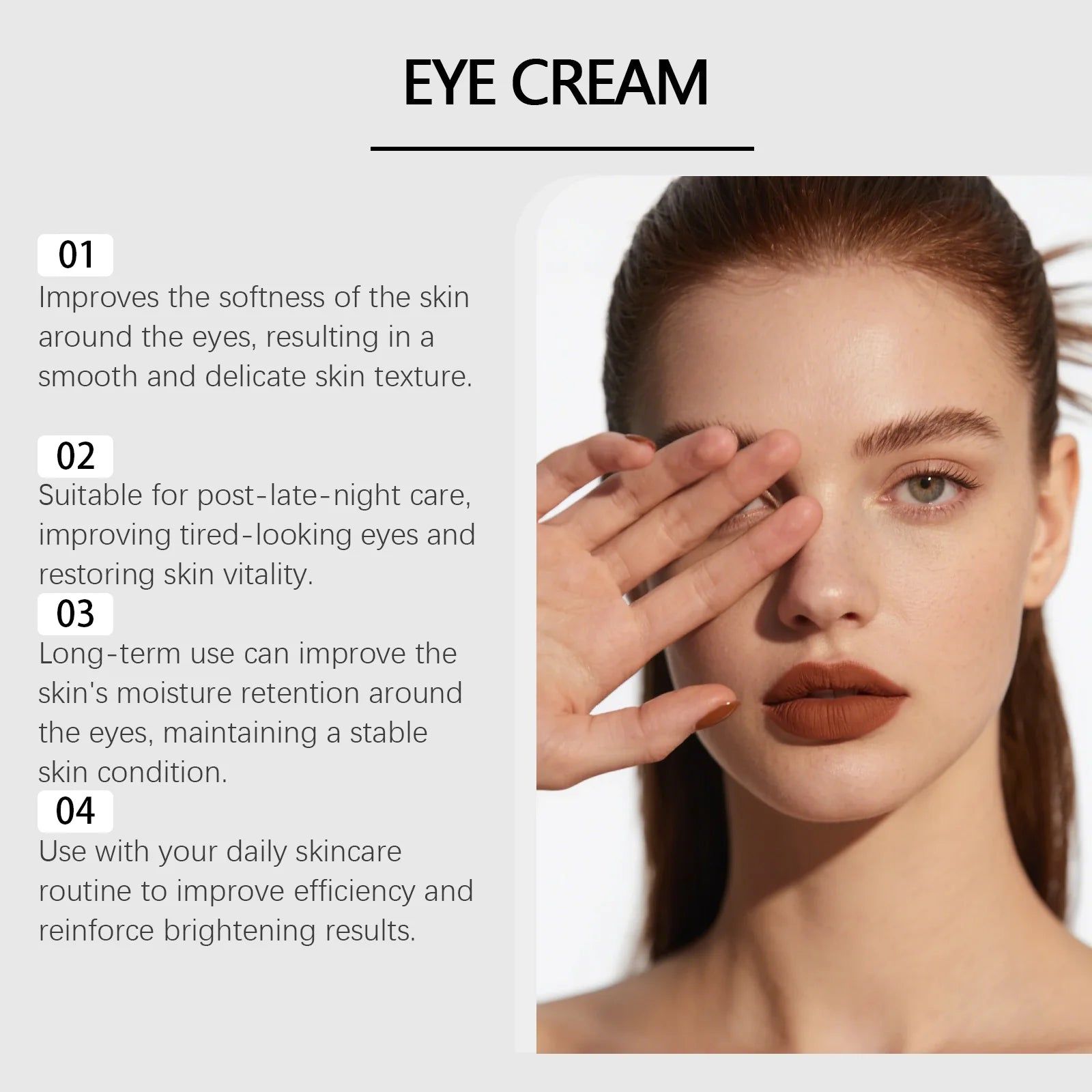20g Firming Eye Cream Lightening Dark Circles Remove Eye Bags Puffiness Moisturizing Increase Elasticity Repair Serum Eye Cream Peaceful Pleasures Health and Wellness
