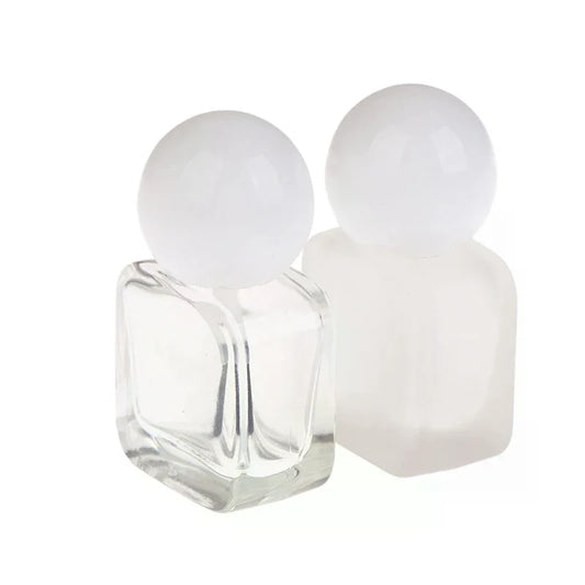 1pcs 10ml Empty Nail Polish Bottles Clear Glass Nail Gel Bottles With Brush Cap Nail Oil Nail Art Tool Peaceful Pleasures Health and Wellness