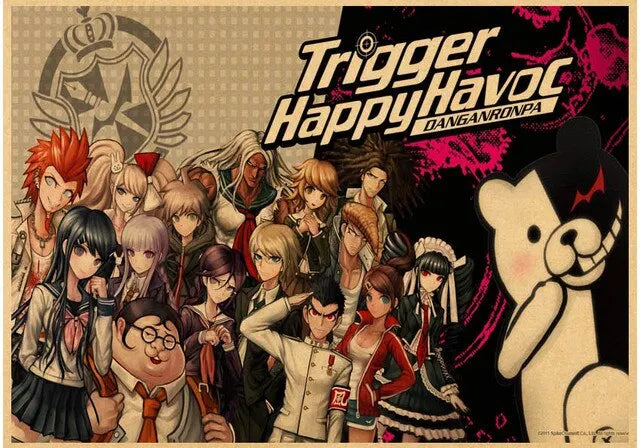 Kyouko Kirigiri Danganronpa Canvas Poster | Anime Wall Art