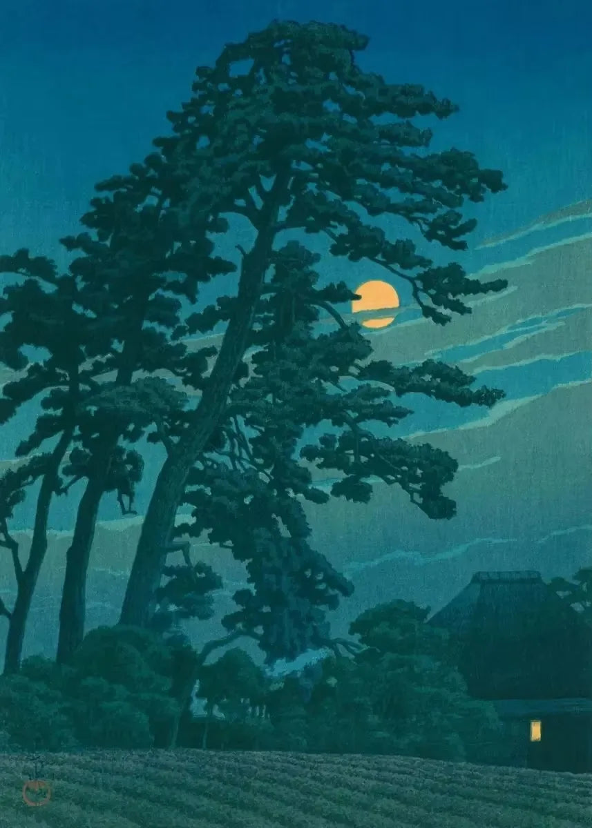 Kawase Hasui Artwork Posters and Prints Retro Japanese Landscapes Canvas Painting Wall Art Pictures for Room Office Home Decor Peaceful Pleasures Health and Wellness