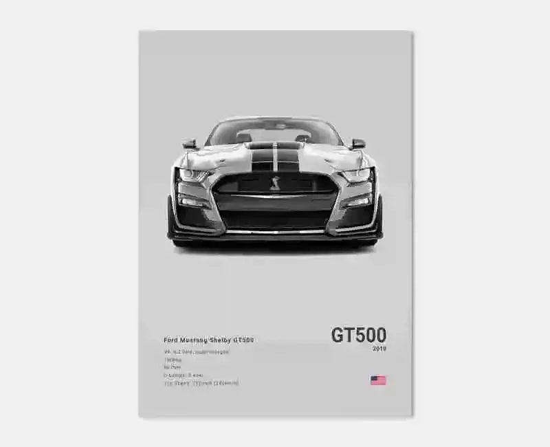 Luxury Supercar Canvas Print Aesthetic MK RS GT GTR SUV Photography Poster Ideal Wall Decor for Home Peaceful Pleasures Health and Wellness