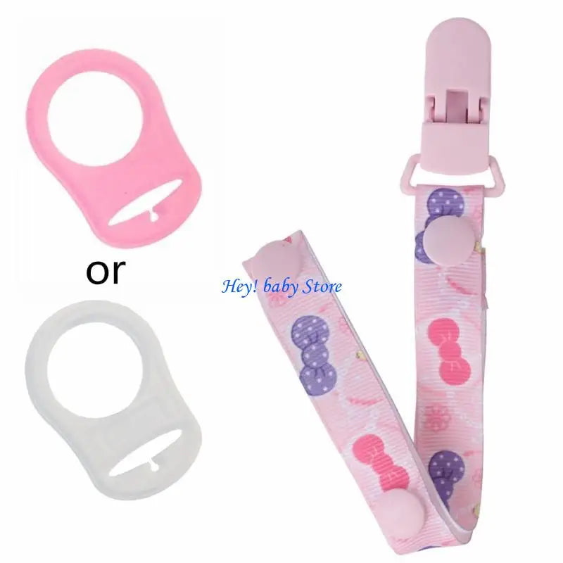 Baby Pacifier Clip & Chain Set – 6 Colors for Toddlers