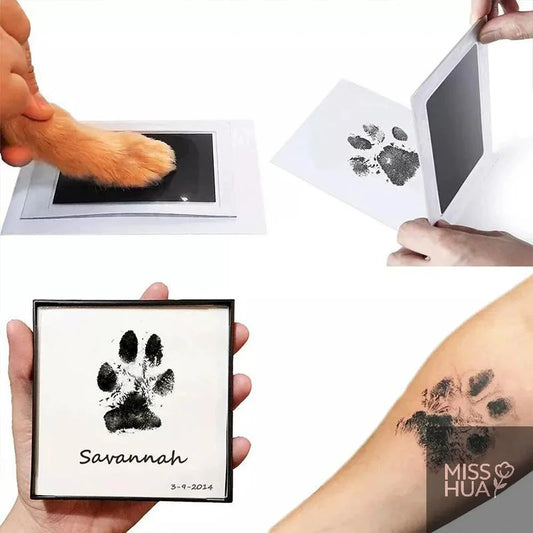Pet Paw Print Ink Kit – Non-Toxic Inkless Stamp Pad for Cats & Dogs Pet Paw Print Kit Peaceful Pleasures Health and Wellness