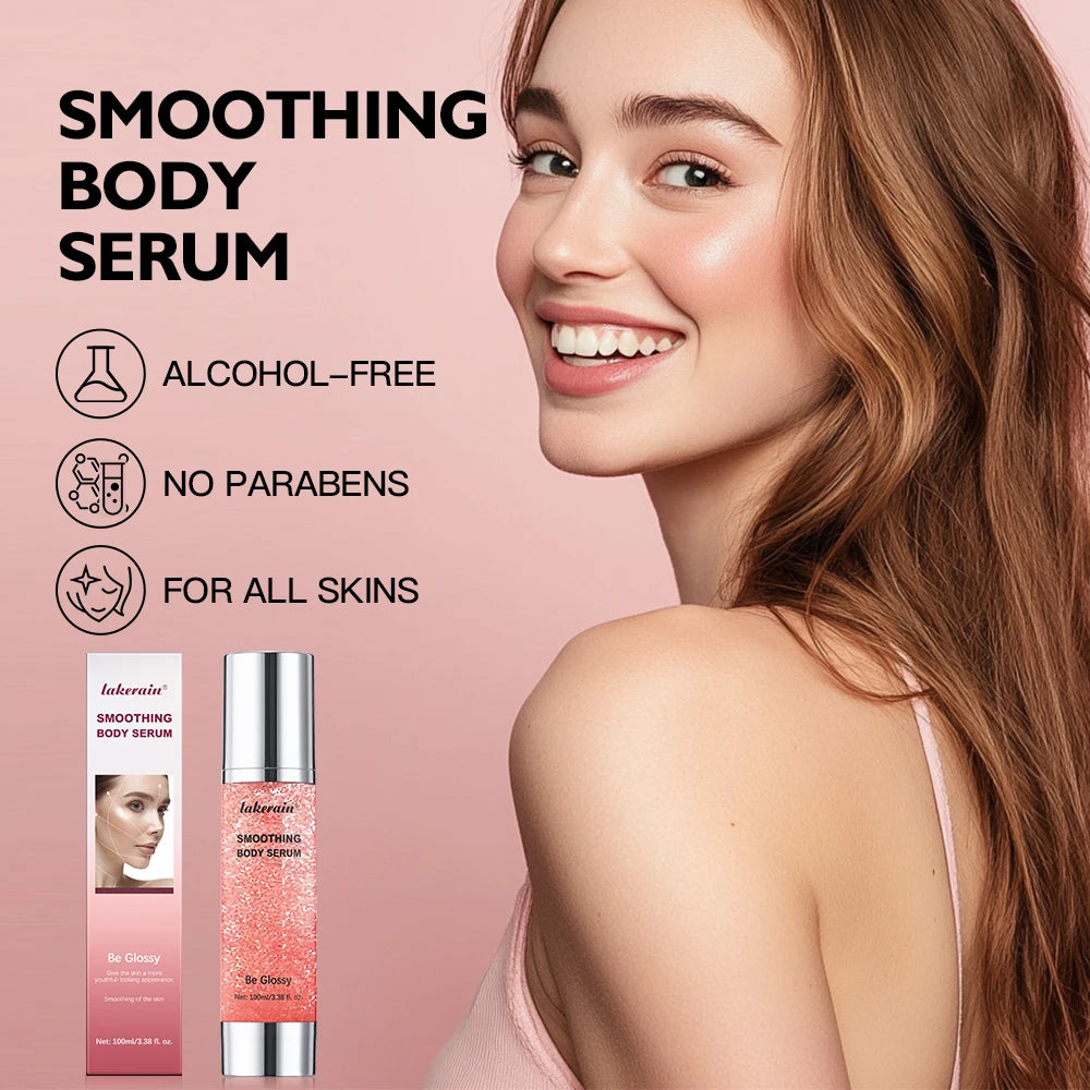 Smoothing Body Serum Face Serum Moisturizing brightning Vitamin E Hyaluronic Acid Facial Serum Shrink Pores BGlossy Body Serum Peaceful Pleasures Health and Wellness