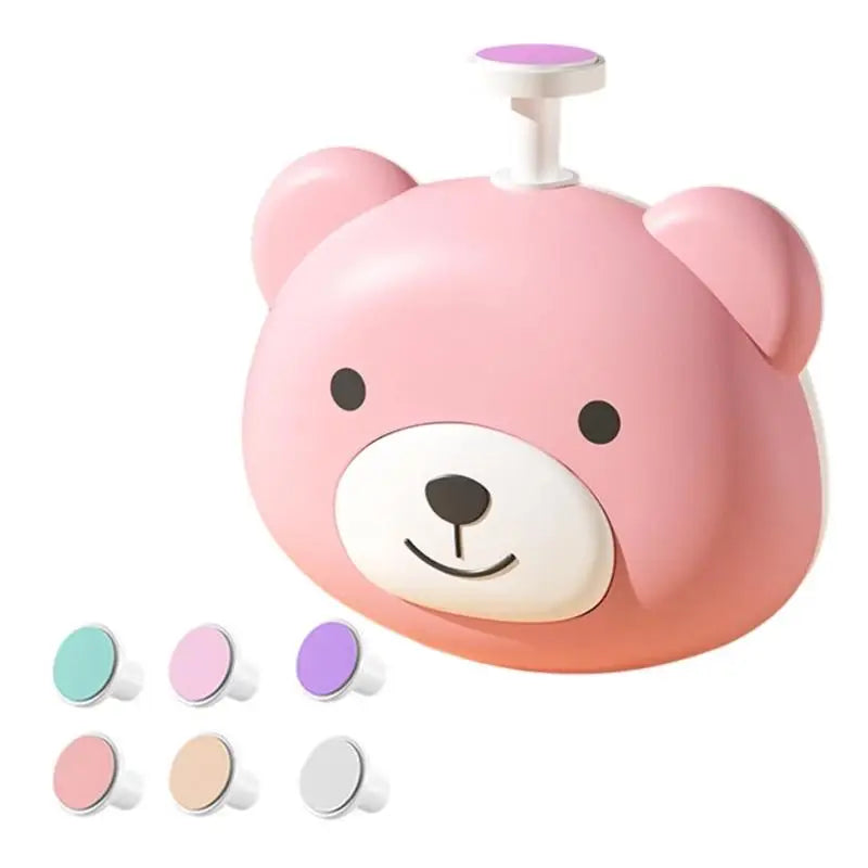 Electric Baby Nail Grinder – Safe, Quiet Filing + 6 Attachments