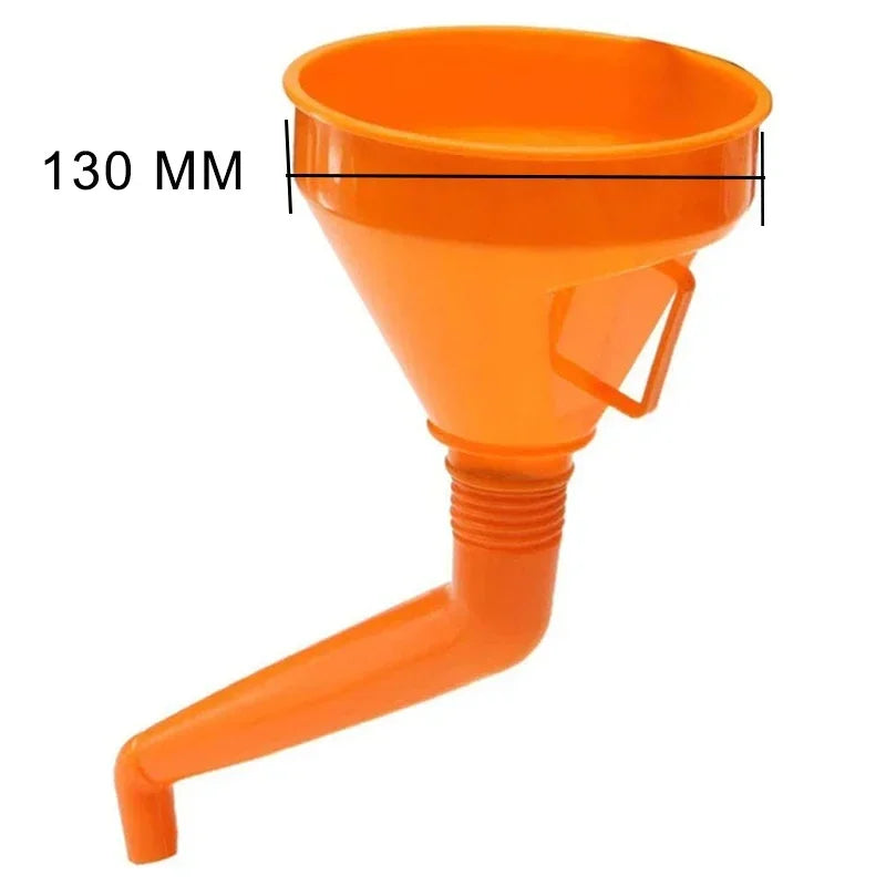 Refueling Funnel with Filter Motorcycle Refuel Gasoline Engine Oil Funnel Moto Car Long Mouth Funnels Car Repair Filling Tools Peaceful Pleasures Health and Wellness