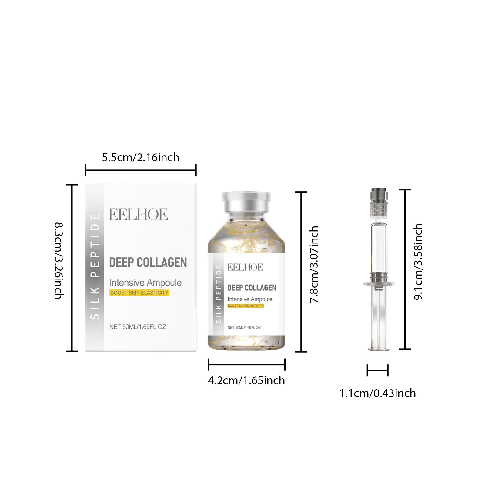 Silk Peptide Lifting Ampoule Serum – Anti-Aging & Firming Peaceful Pleasures Health and Wellness 1pcs