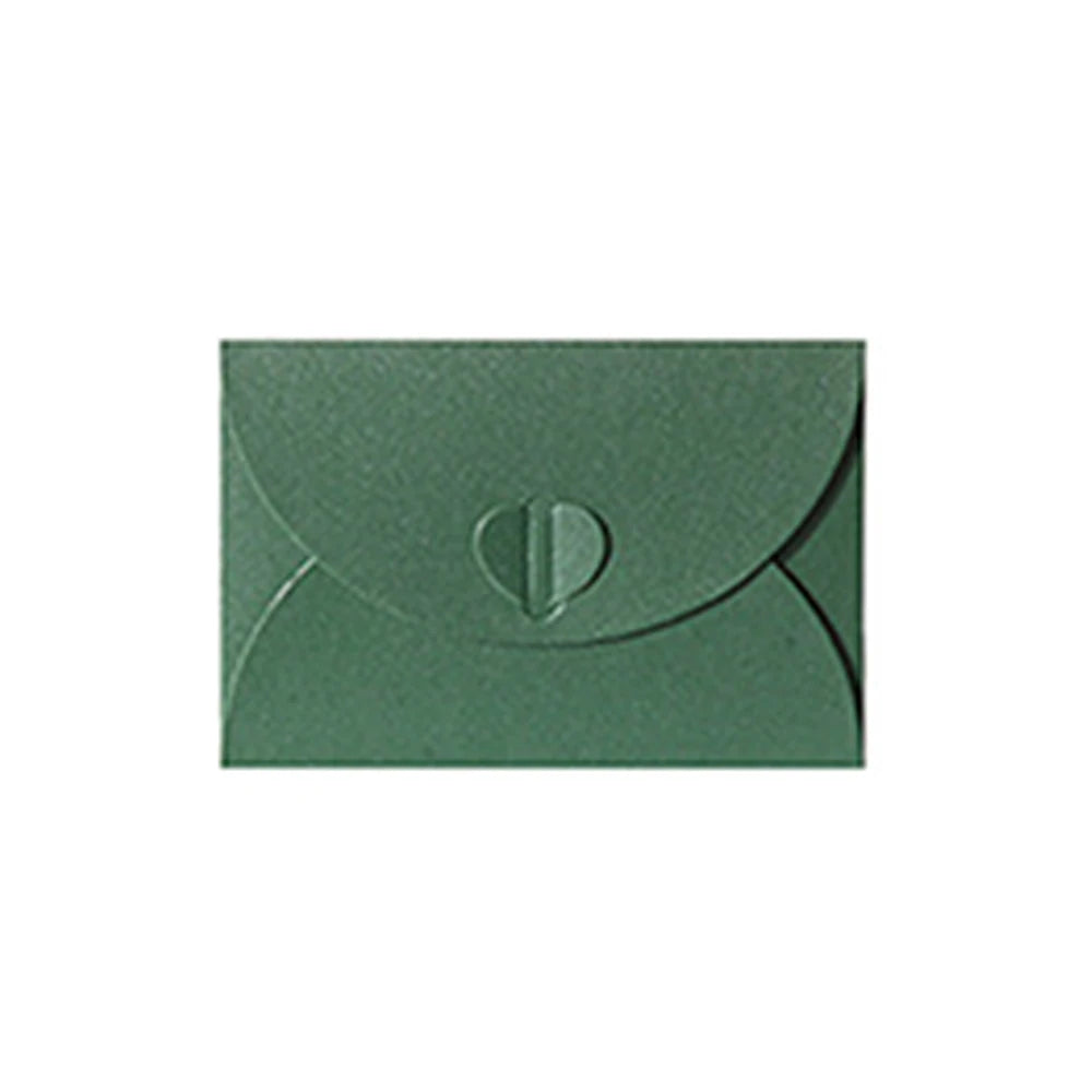 20pcs Love Pearl Paper Envelopes Gilt Envelope Wedding Invitation Color Envelope Peaceful Pleasures Health and Wellness green