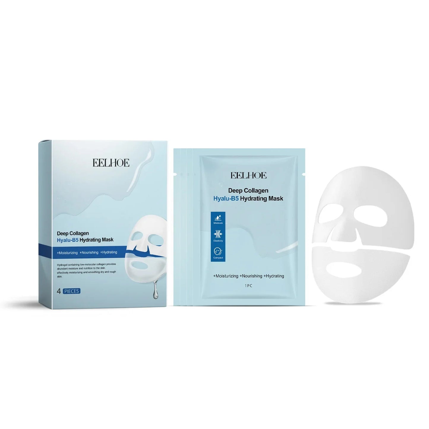 EELHOE Nicotinamide Face Mask – Collagen, Hyaluronic Acid Firming