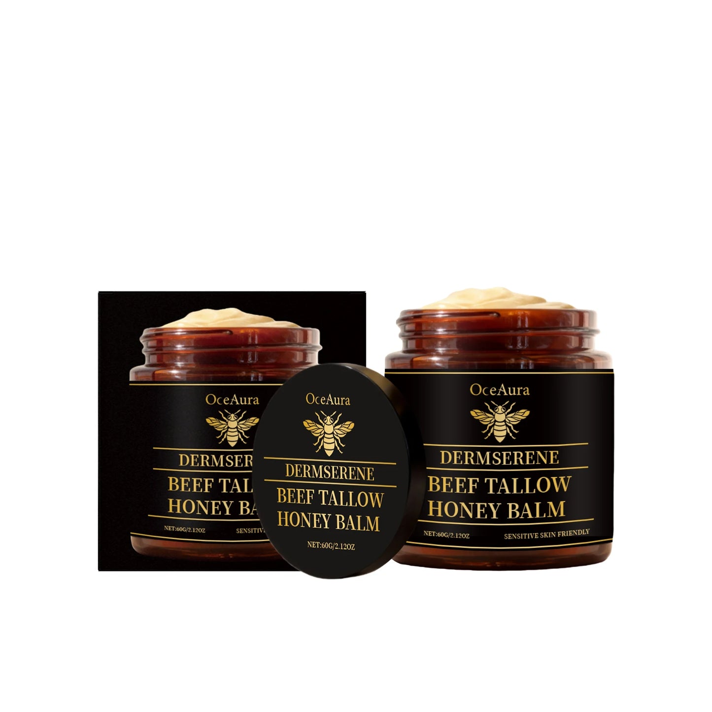 Beef Tallow & Raw Honey Face & Body Cream | 60g Moisturizer