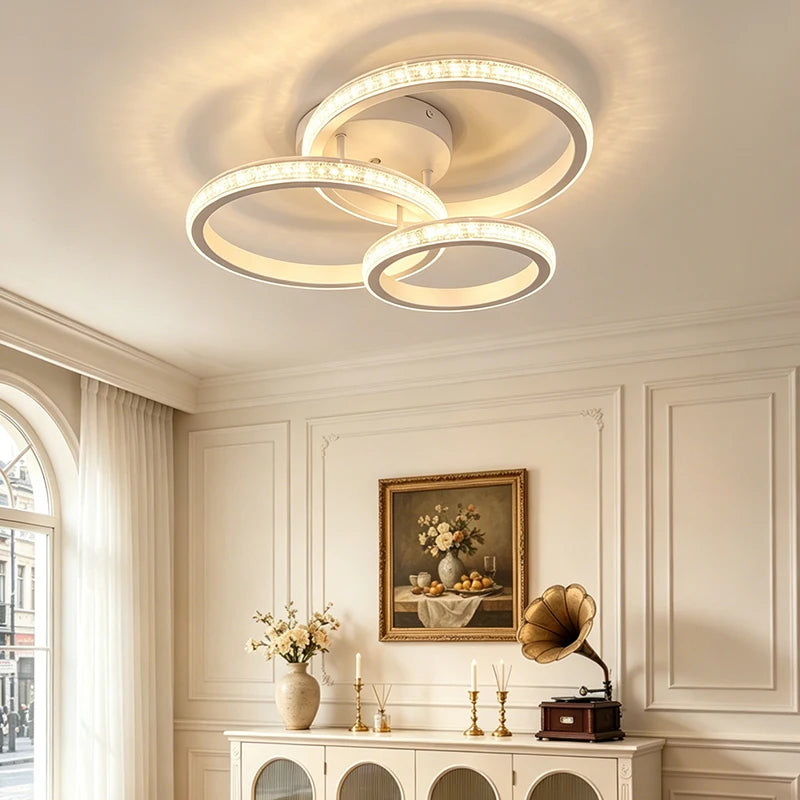 Modern LED Ceiling Light | 3-Color Temp, Surface Mount – RUNTOIN