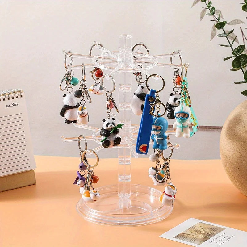 2-Tier Rotating Jewelry Stand | Necklace & Bracelet Organizer