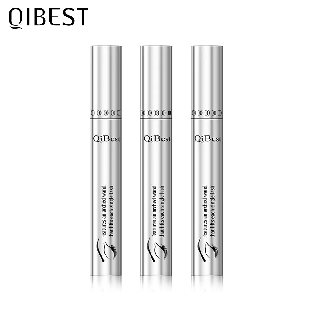 QIBEST Cosmetics 1/3/5 pcs Black Mascara Lengthens Eyelashes Extra Volume Waterproof Natural Lashes Female Professional Makeup Peaceful Pleasures Health and Wellness Q2504-no box(3 ps) China Mainland