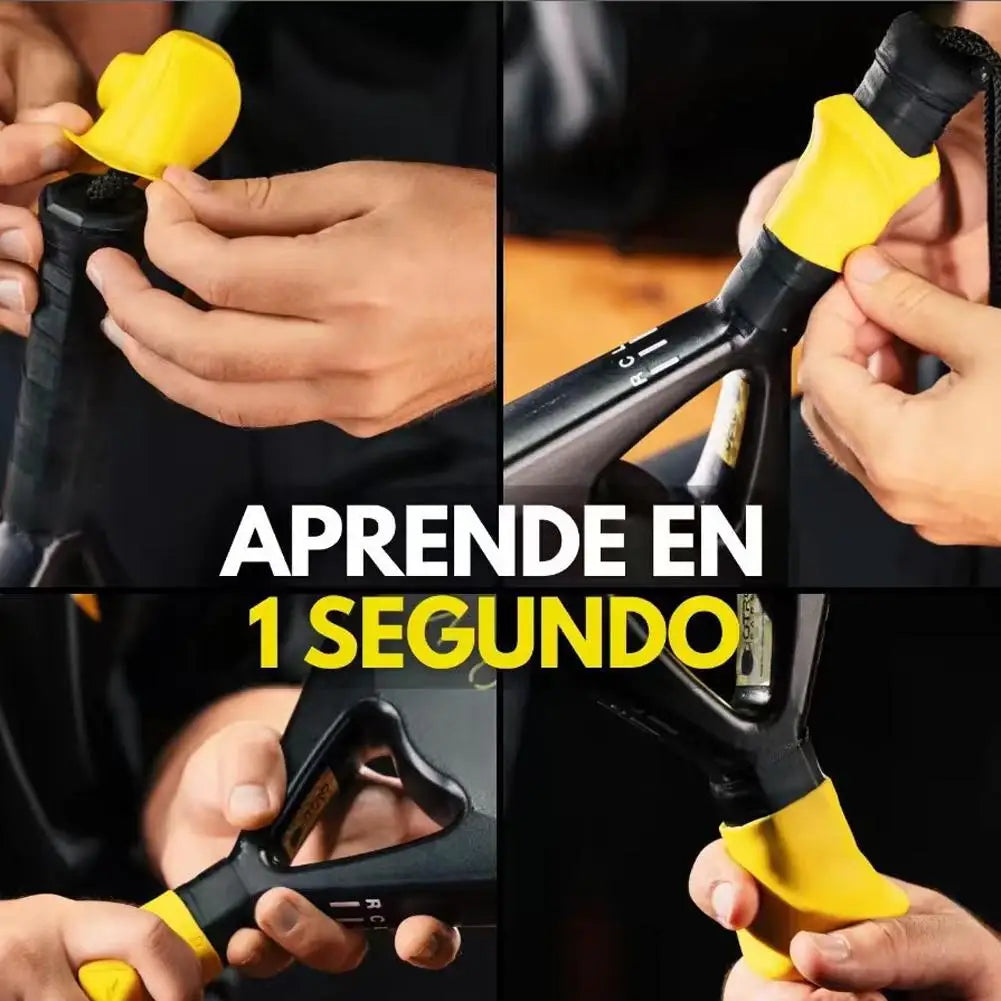 Tennis Grip Corrector – Silicone Anti-Slip Training Handle Aid