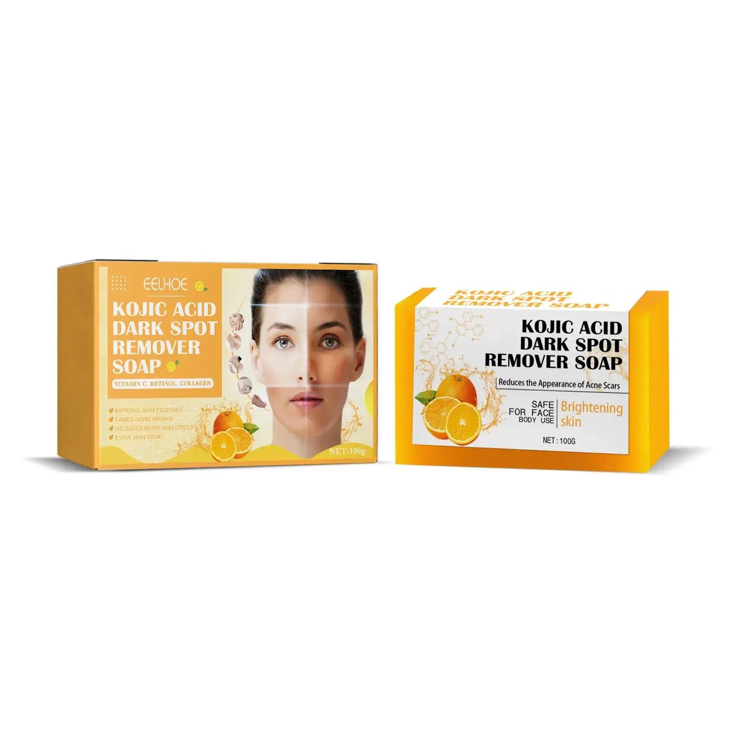EELHOE Kojic Acid & Turmeric Brightening Soap 100g