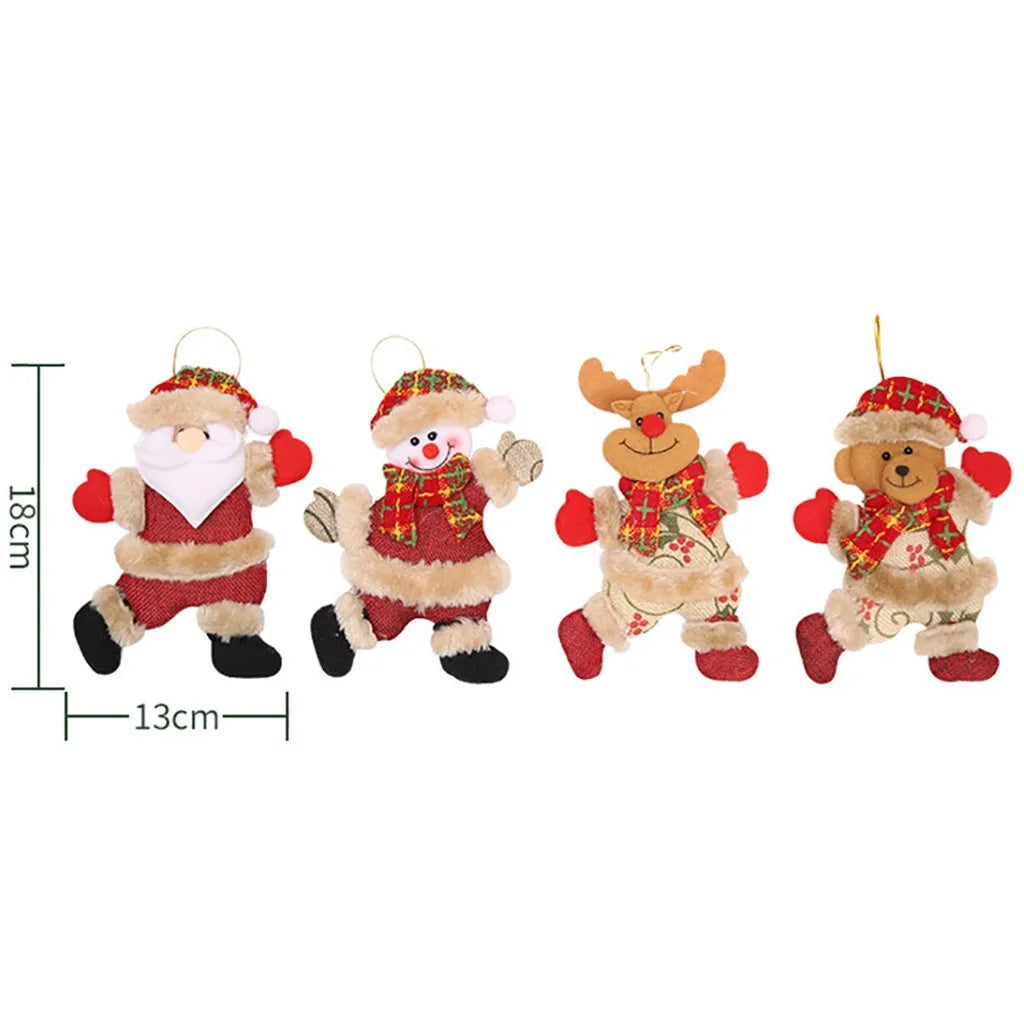 Christmas Cloth Tree Ornament | Festive Holiday Decoration