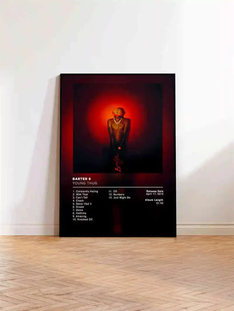 Pop Hip Hop Rapper Daniel Caesar Posters Music Album Cover Canvas Painting Pictures For Room Bar Wall Aesthetic Art Home Deco Peaceful Pleasures Health and Wellness