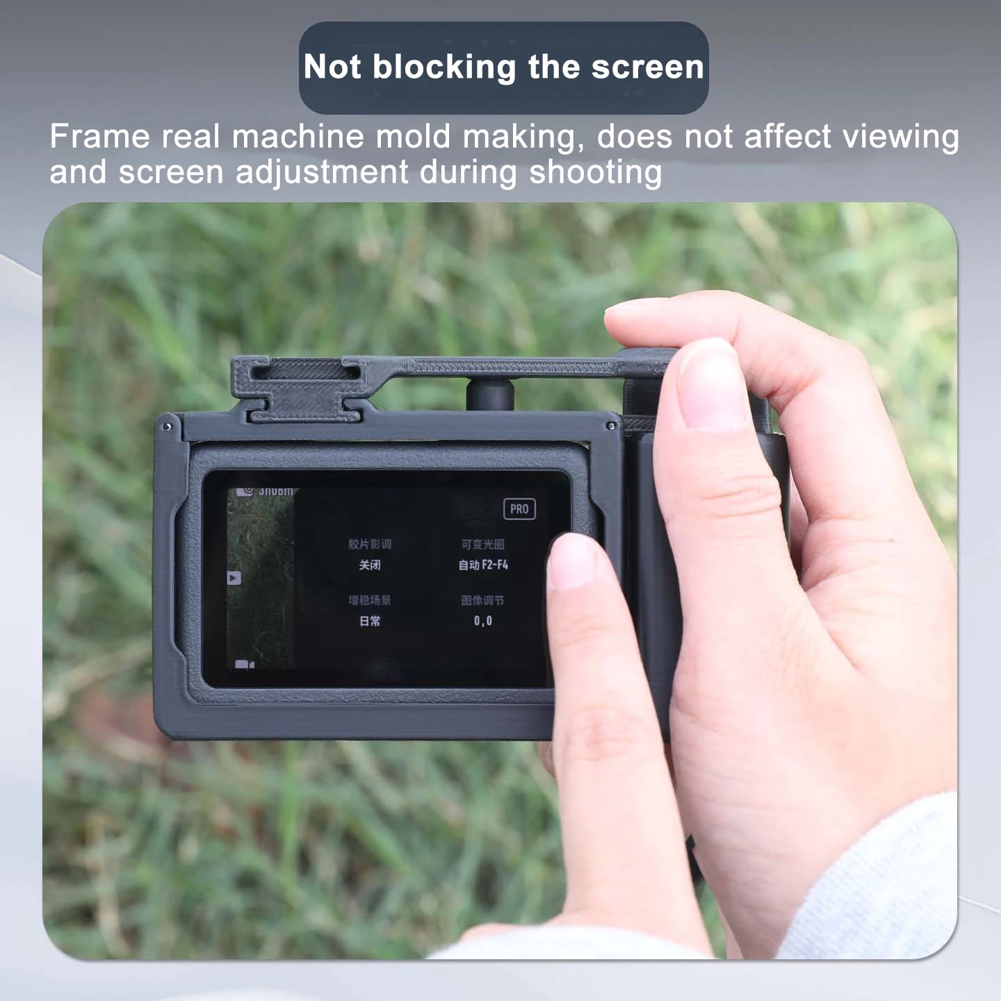 3D Printing Street Grip Vlog Holder Combo Camera Grip Holder For Dji Osmo Action6 Camera Grip Camera Accessories Peaceful Pleasures Health and Wellness