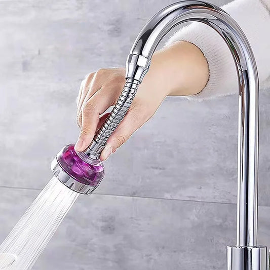 New Turbo Fan Sink Faucet Extender 360° Swivel Kitchen Faucet Aerator High Pressure Water Saving Tap Nozzle Bubbler Diffuser Peaceful Pleasures Health and Wellness