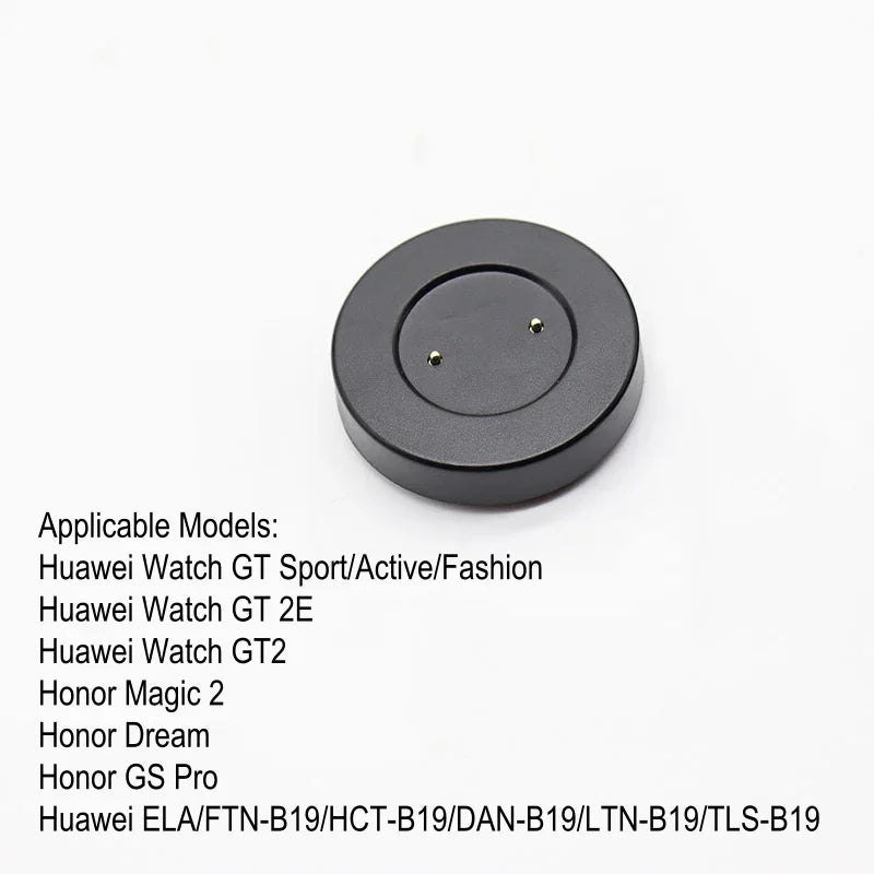 Charger Base For Huawei Watch GT5 GT4 GT3, GT2 Pro, GT 2E Cyber Runner 2022, 4 3 Pro D Ultimate Buds Honor Magic 2 Dream GS Pro Peaceful Pleasures Health and Wellness Black Single Base-B