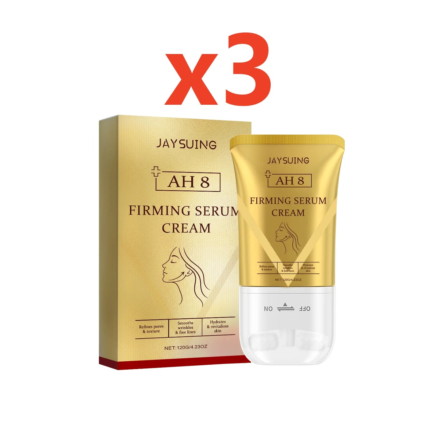 Neck Firming Cream for Hydration and Fine Line Reduction Peaceful Pleasures Health and Wellness 360g Boxed