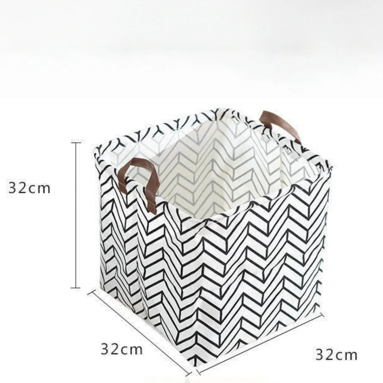 Foldable Cotton Linen Laundry Basket & Storage Organizer Bin Foldable Laundry Hamper Peaceful Pleasures Health and Wellness
