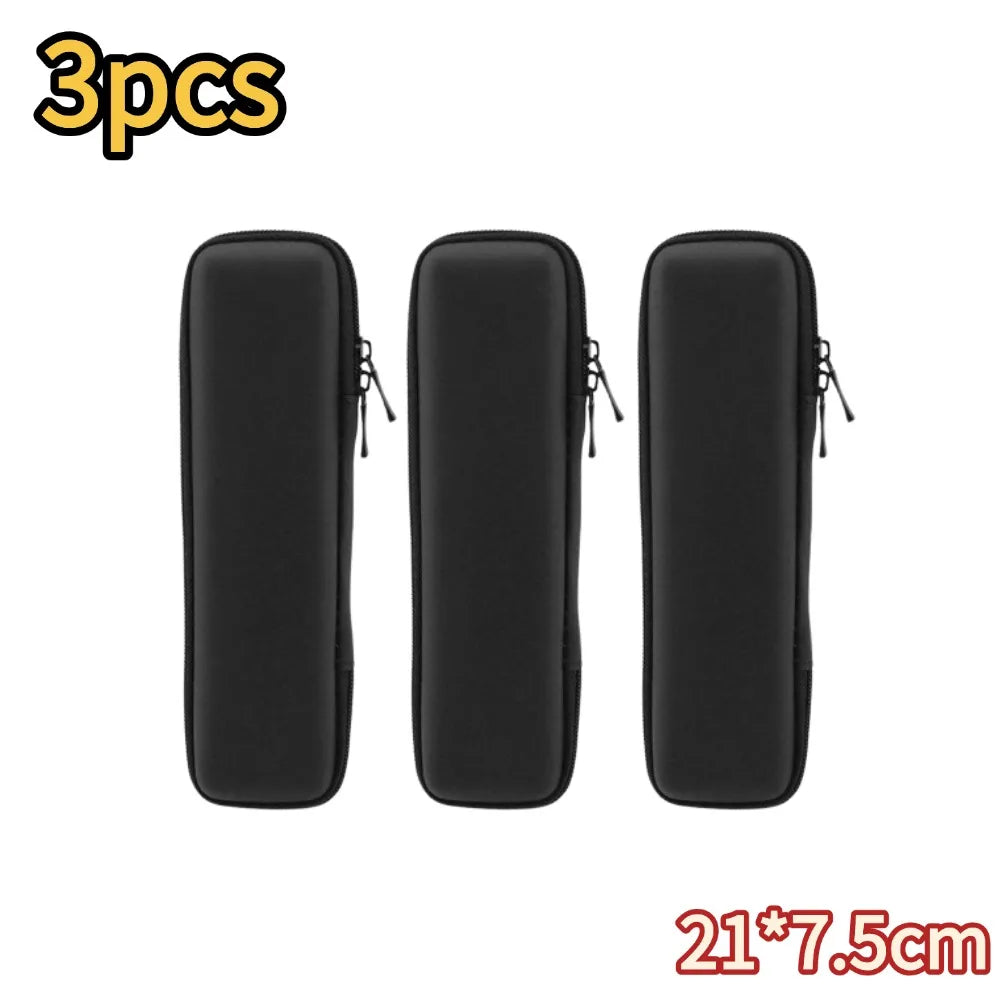 EVA Hard Shell Pencil Case Organizer for School Supplies Peaceful Pleasures Health and Wellness B-3pcs