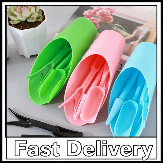 4-Piece Mini Garden Tool Set – Succulent & Potted Plant Kit Mini Garden Tool Set Oasis Select
