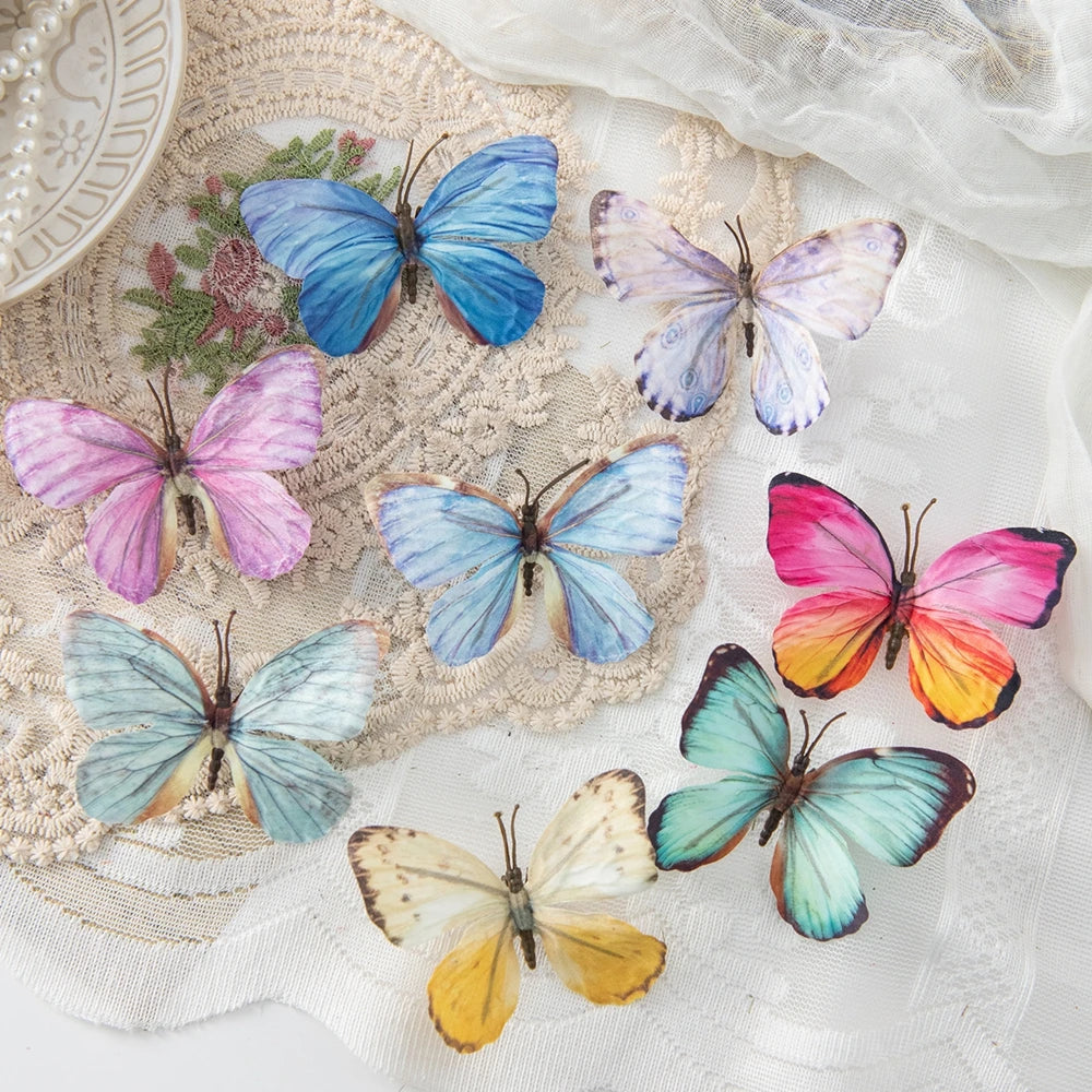 Artificial Fluorescent Butterfly Decorations 20/40 PCS – DIY