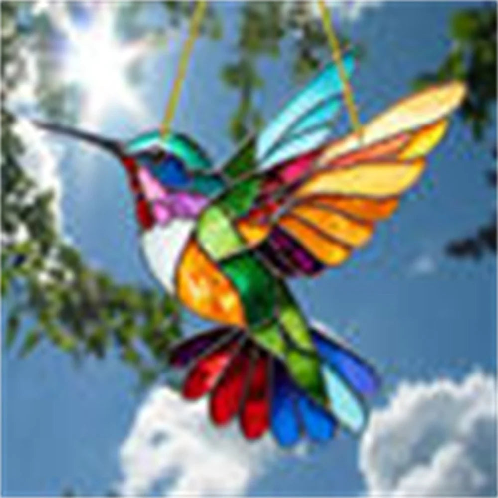 Fairy Angel Heart Suncatcher | Acrylic Window Hanging Ornament