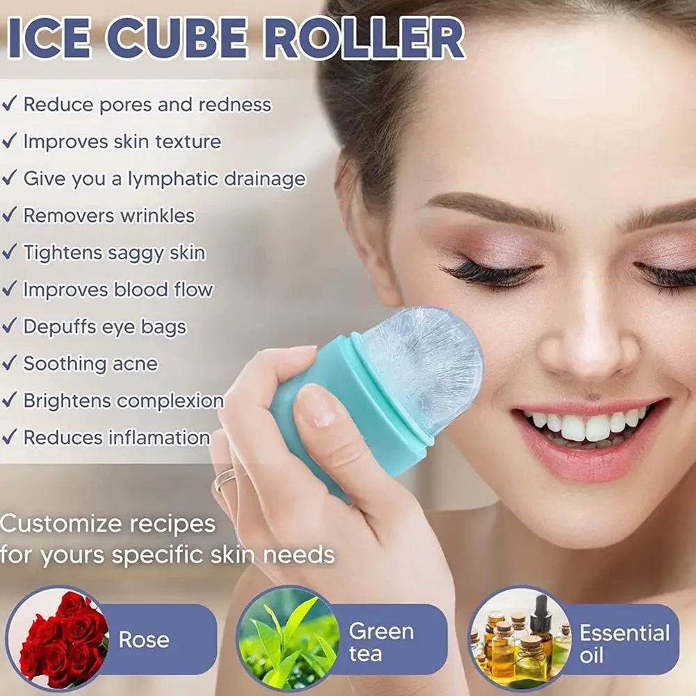 Rose Ice Mold Facial Tool – Cool, Lift & Soothe Skin Facial Ice Mold Tool Peaceful Pleasures Health and Wellness