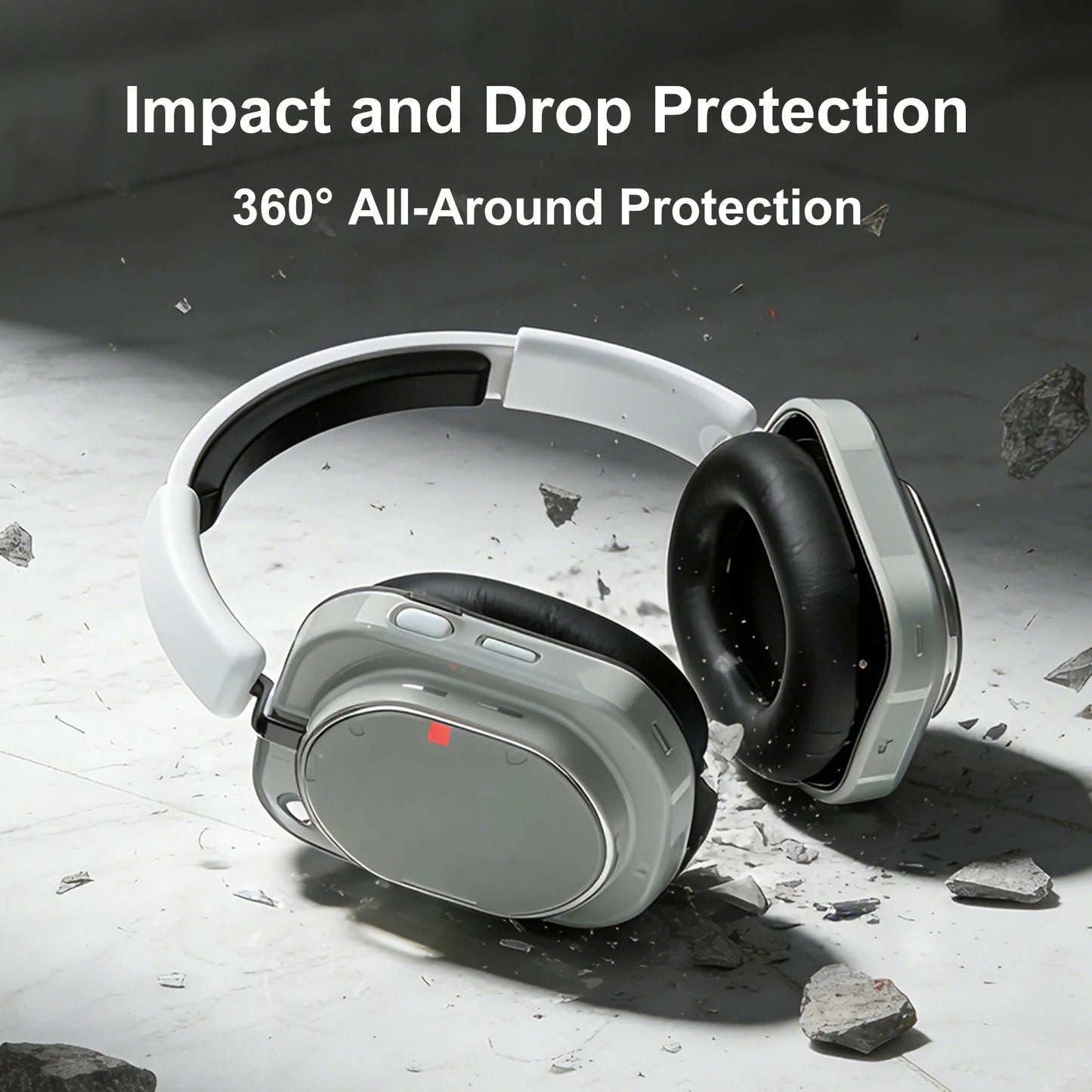Compatible for Nothing Headphone (1) Clear TPU Protective Cover Headband Cover Protector Ultra-Thin Drop-Proof Shockproof Peaceful Pleasures Health and Wellness