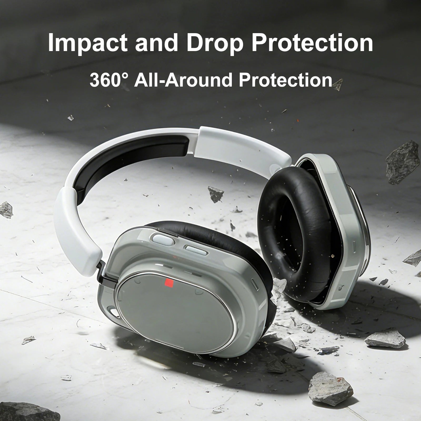 Compatible for Nothing Headphone (1) Clear TPU Protective Cover Headband Cover Protector Ultra-Thin Drop-Proof Shockproof Peaceful Pleasures Health and Wellness