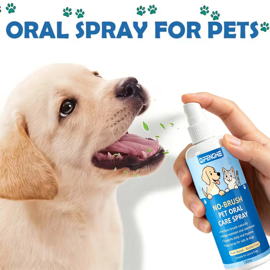 No-Brush Pet Oral Care Spray – Fresh Breath for Dogs & Cats Pet Dental Spray Oasis Select Default Title