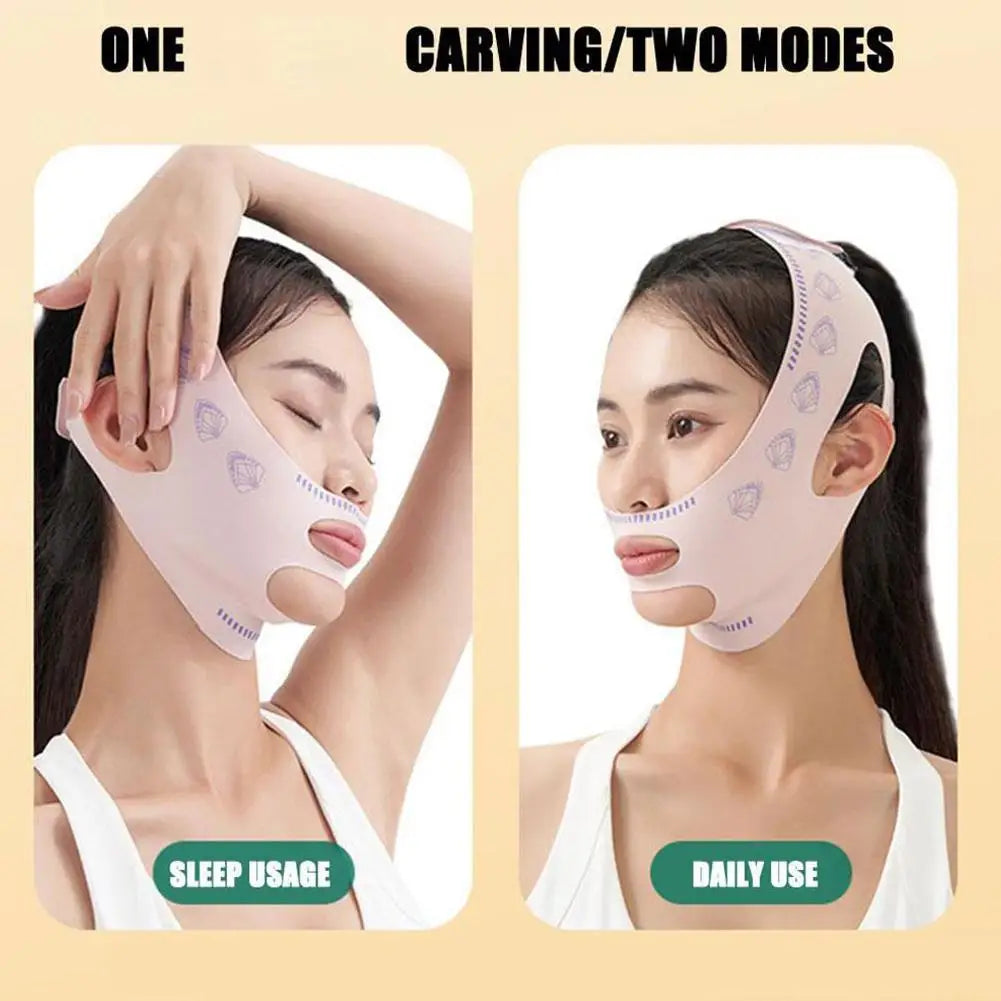 V-Line Face Sculpting Sleep Mask – Chin & Jaw Lifting Band