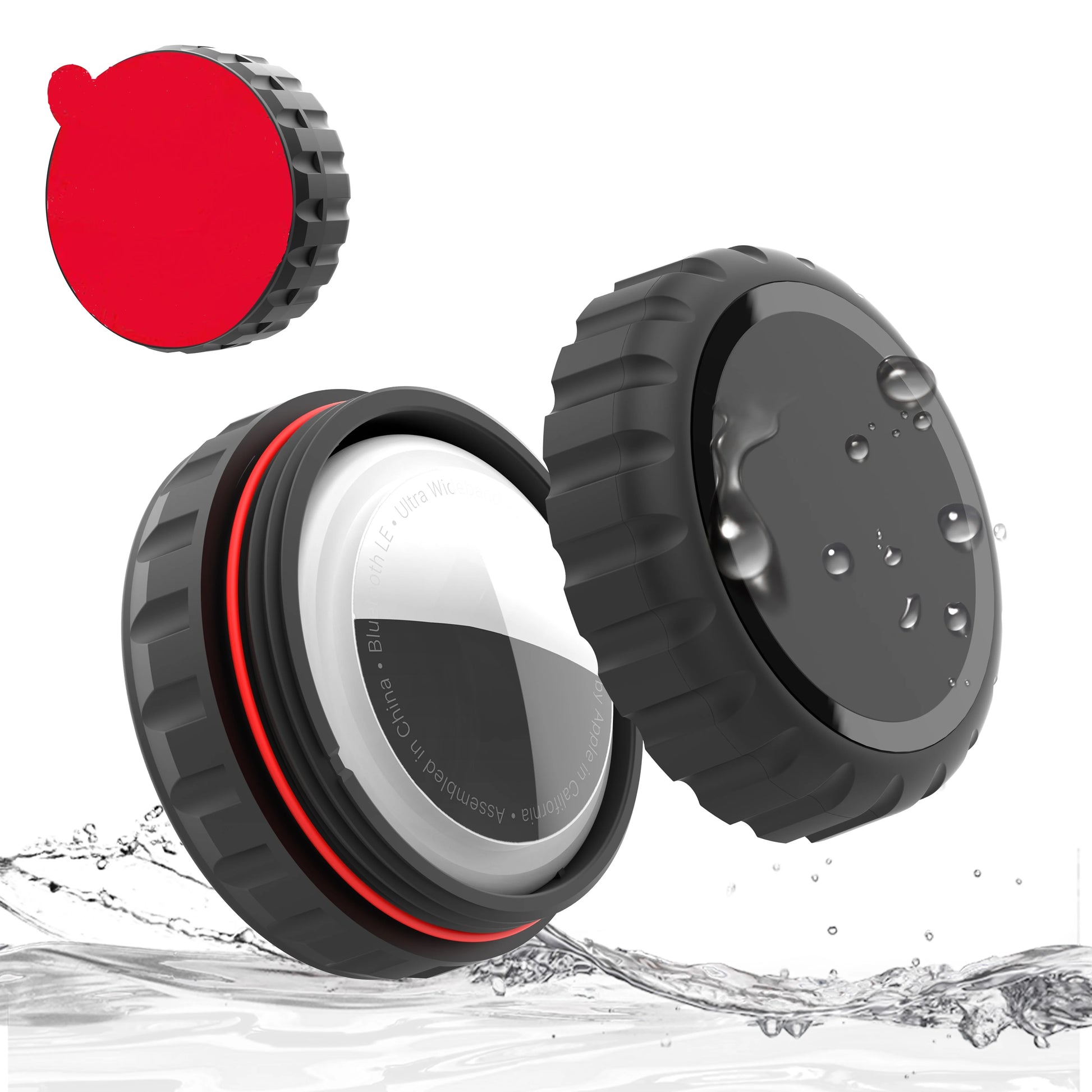 IP68 Waterproof AirTag Case – Pet, Bike, Key & Wallet Holder Peaceful Pleasures Health and Wellness