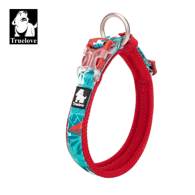 Truelove Floral Pet Collar Best Padded Comfort Cushion Camouflage Small Medium and Large Dogs and Pets Running Outdoors TLC5273 Peaceful Pleasures Health and Wellness Camouflage Blue XXS China Mainland