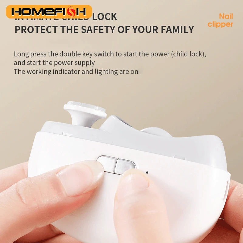 Electric Baby Nail Clipper & Polisher – Safe Auto Trimmer