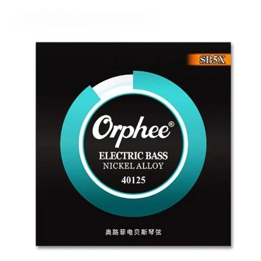 Orphee Electric Bass SB Hexagonal Core Nickel Alloy Wound 4 String 5