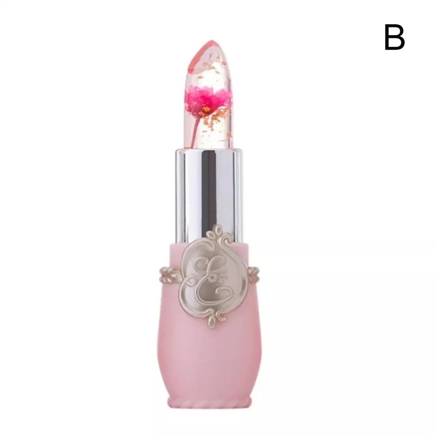 Peach Color Lip Balm Crystal Temperature Change Lipstick Girl Moisturizing LongLasting Lip Gloss Makeup Lip Care Repair Cosmetic Peaceful Pleasures Health and Wellness B